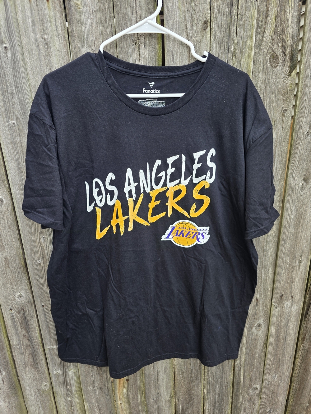Los Angeles Lakers XL Black Graphic Tee - Fanatics